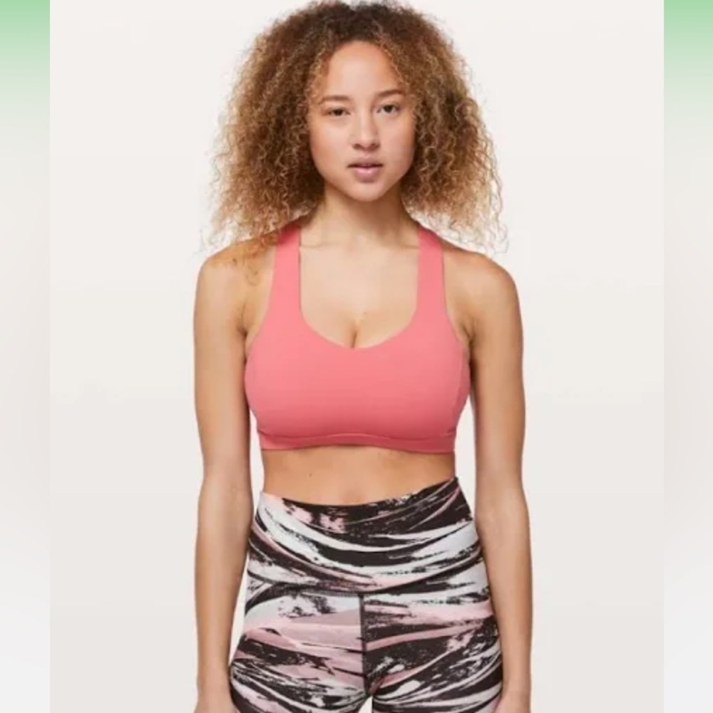 Lululemon sport bra color coral - Picture 2 of 6